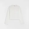 T-shirt leggera in cotone con collo rotondo