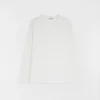 T-shirt leggera in cotone con collo rotondo