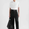 T-shirt polo in piquet di cotone