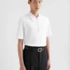 T-shirt polo in piquet di cotone