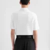 T-shirt polo in piquet di cotone
