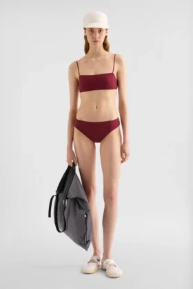 Top bikini in jersey