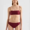 Top bikini in jersey