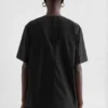Top leggero in cotone con collo a giro