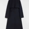 Trench in gabardine di lana