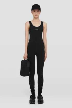 Tuta in jersey elasticizzato