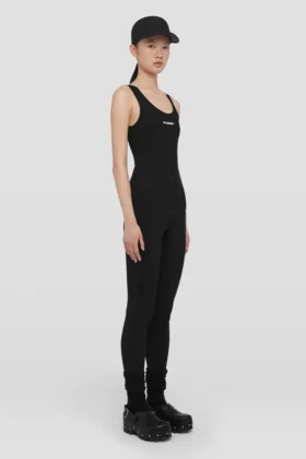 Tuta in jersey elasticizzato