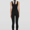 Tuta in jersey elasticizzato